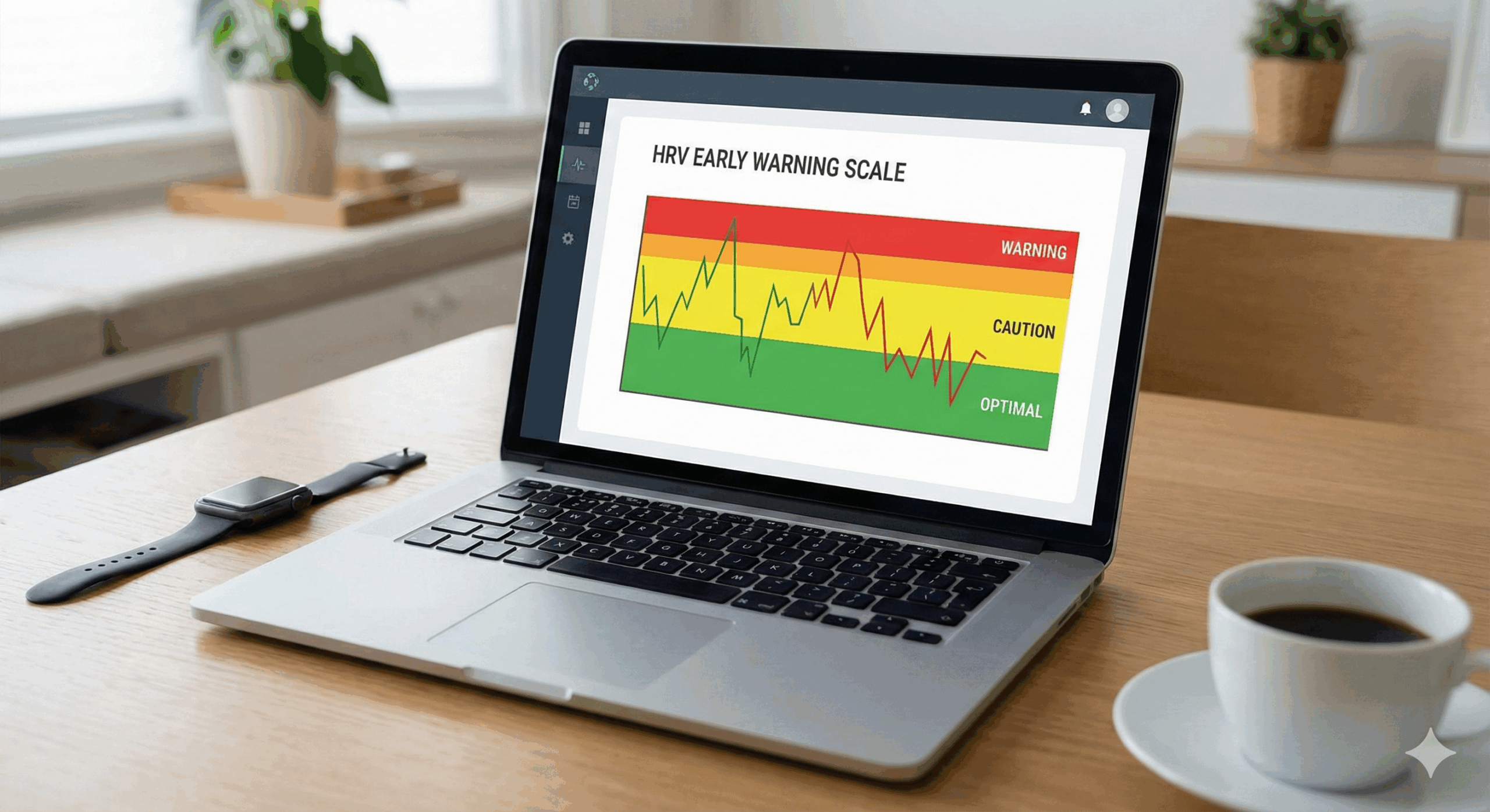 Heart Rate Variability (HRV) as an "early warning scale"